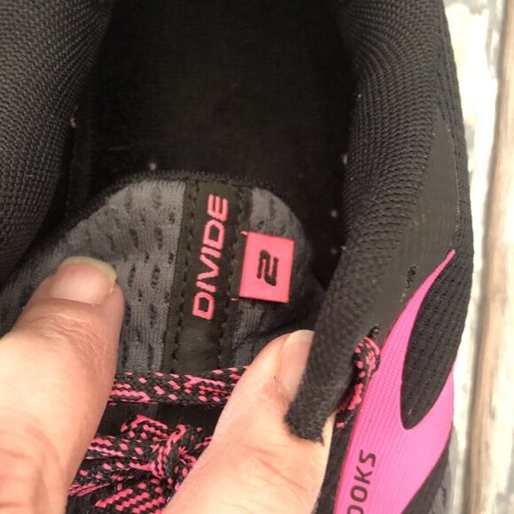 Brooks Divide 2 Trail Running Shoes, Women's Size 8.5 B, Black Pink - Picture 10 of 16